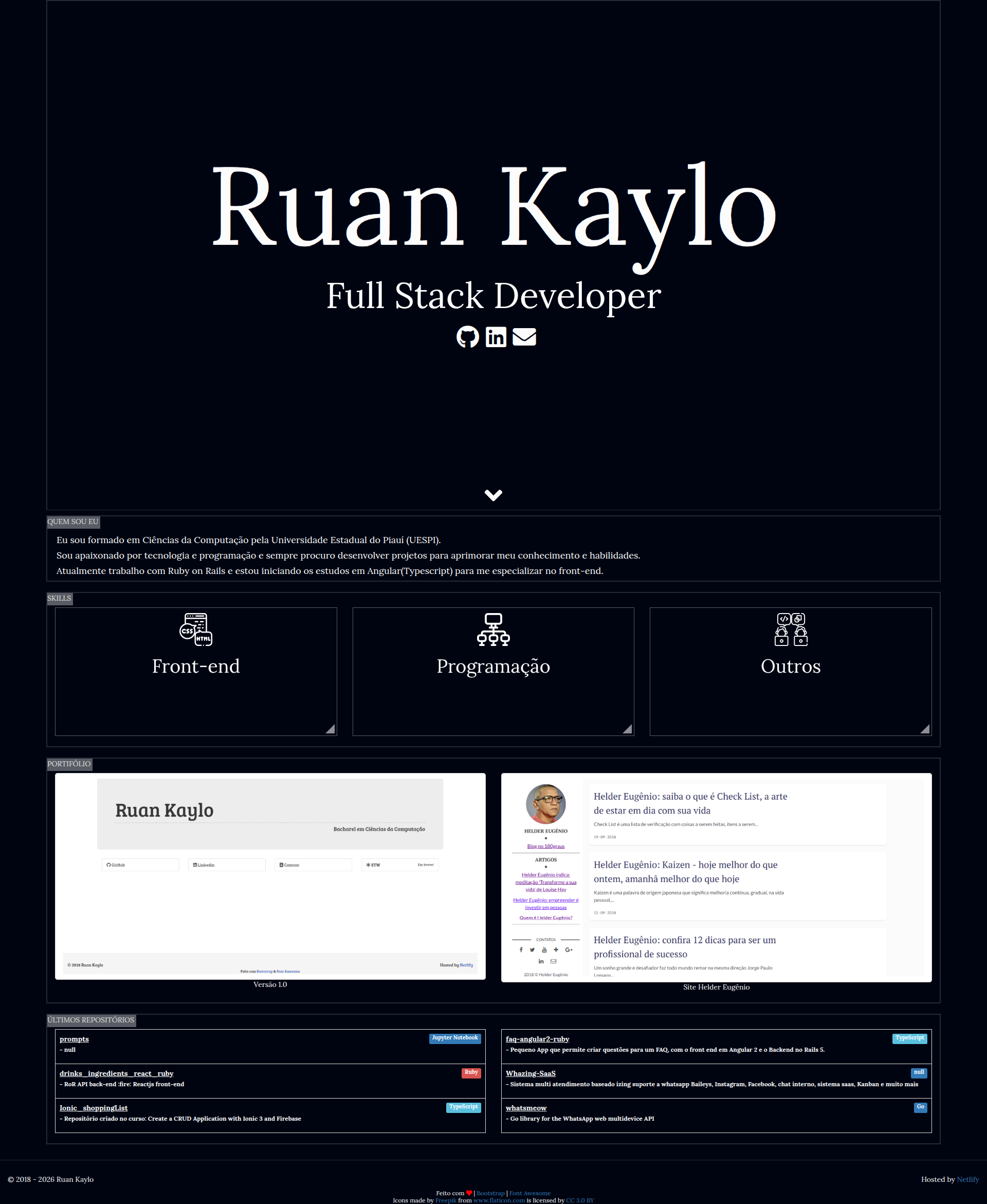 Portfolio Pessoal v2
